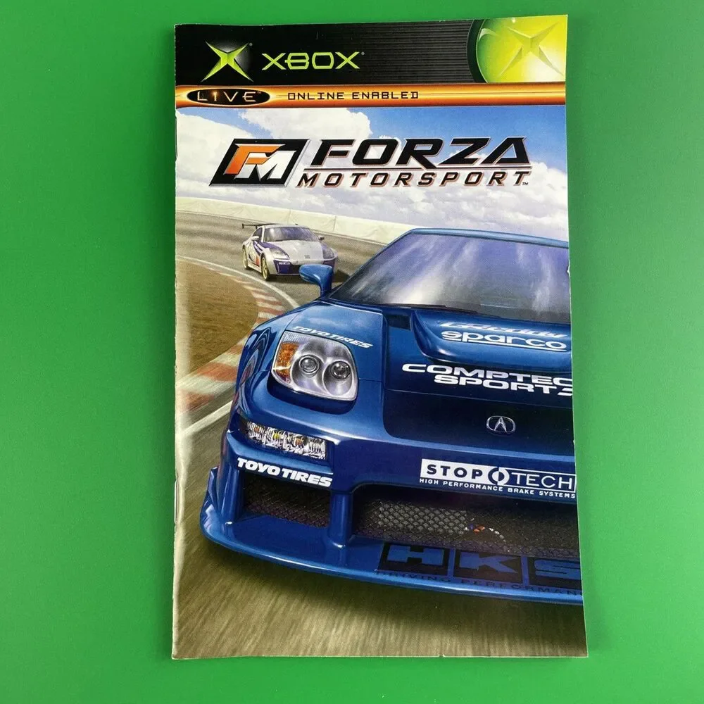 Forza Motorsport (Microsoft Xbox, 2005) Complete CIB with Insert